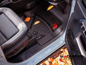 Volkswagen ID. Buzz Floor Liners - WeatherTech - Front & Rear + 3rd Row - w/ 2nd Row Bucket Seats - Cocoa 